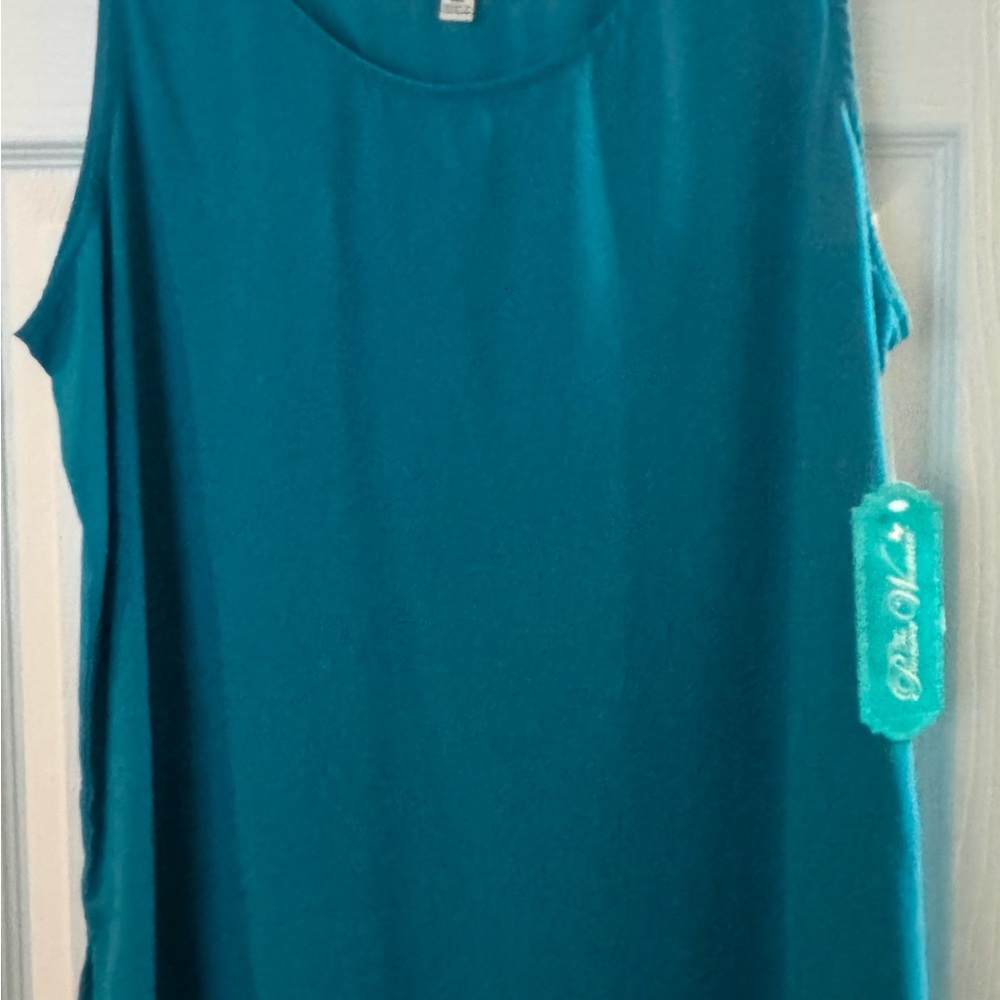 The Pioneer Woman Teal Tank Top